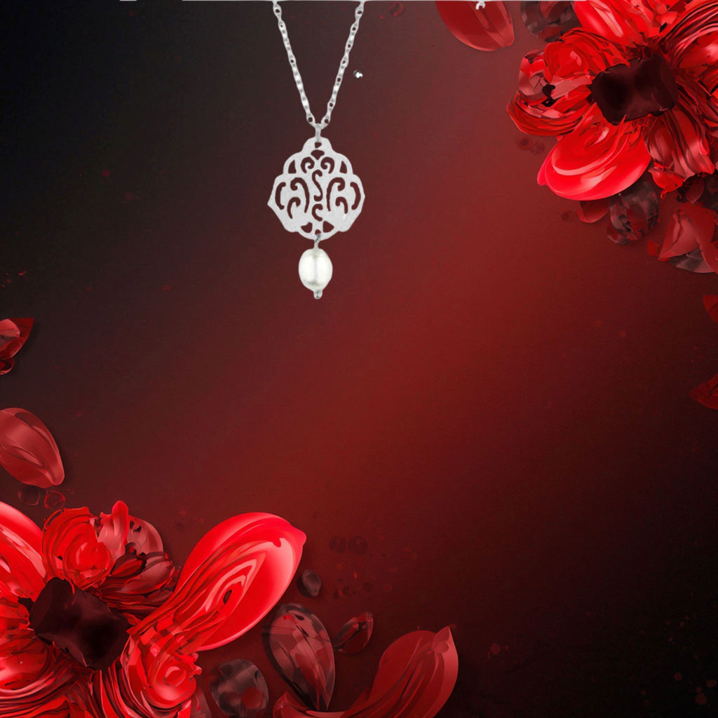 Ensemble Cassandra 3 Colliers Filigrane Perle Acier | Tocara - Art & Trésorts