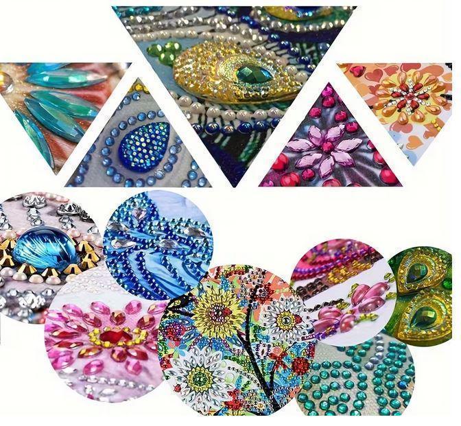 A33 - Peinture Diamant - Jardin Japonais et Cottage Enchanteur 80x30 - Art & Trésorts