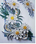 D154 - Peinture Diamant - Marguerites Blanches Élégantes 30x40 - Art & Trésorts