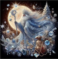 D199 - Peinture Diamant - Déesse de l'Hiver Cosmique 50x50 - Art & Trésorts