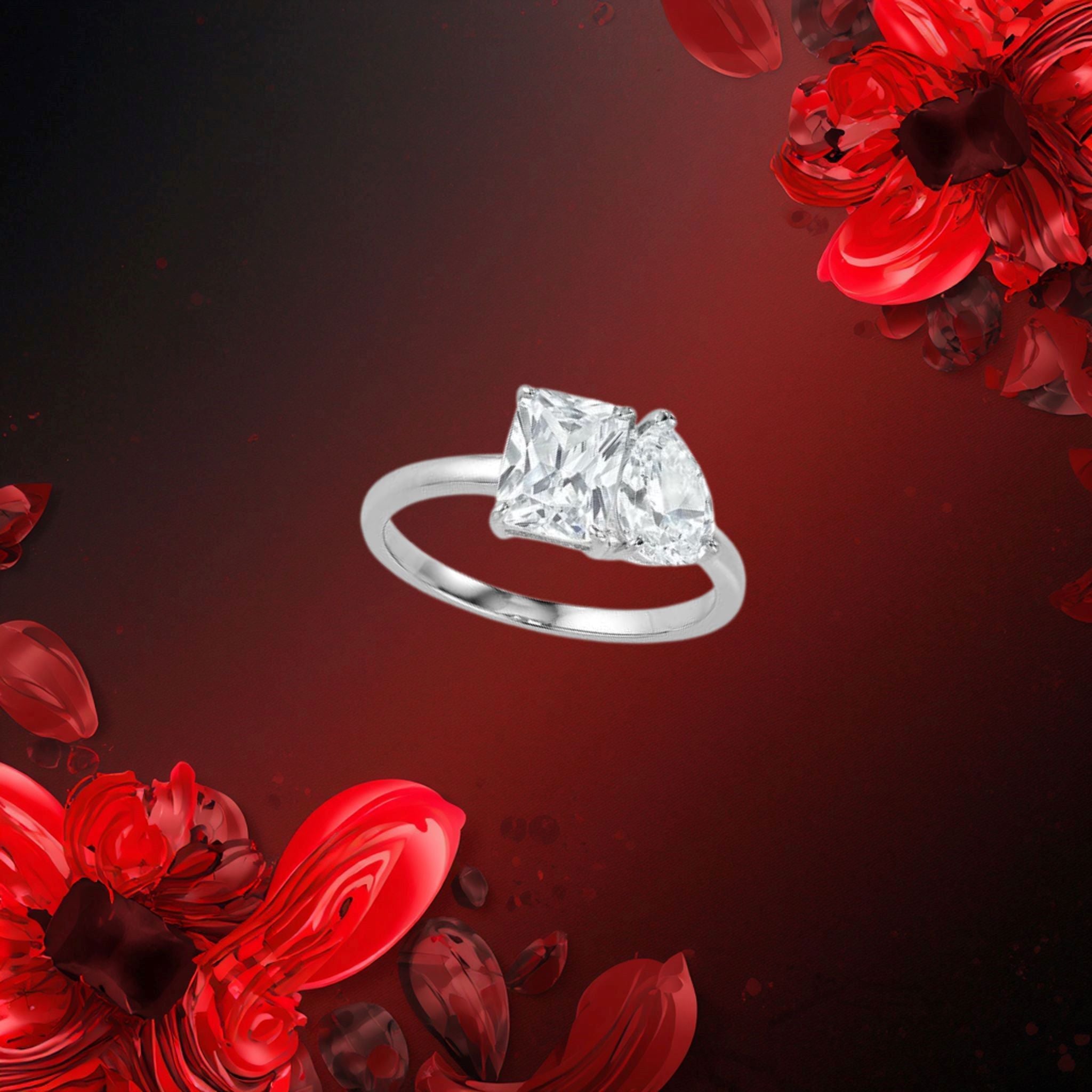 La bague Amal de Tocara est une élégante bague en argent sterling  Duo DiAmi  T.5