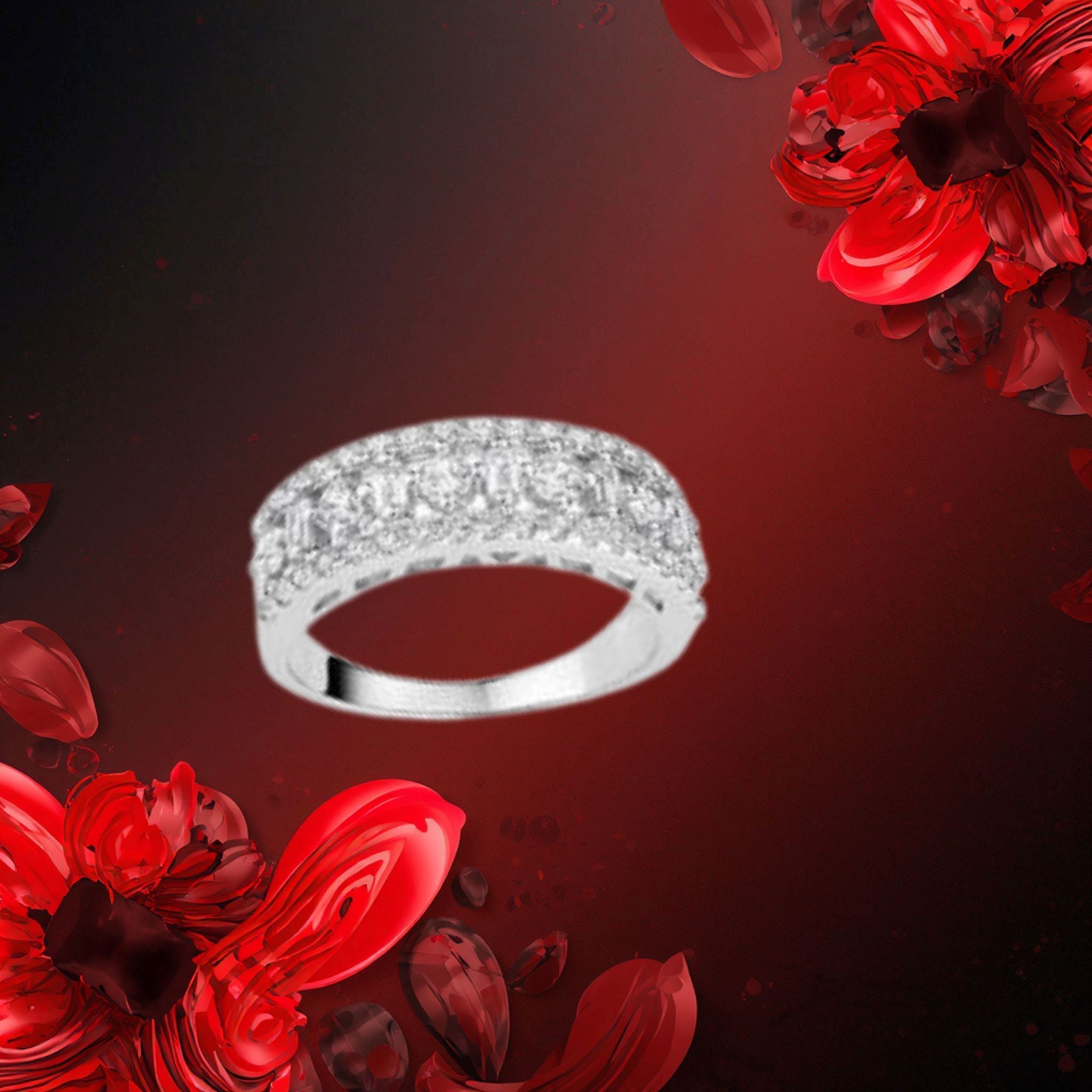 La bague Natasha de Tocara est un somptueux anneau en argent sterling T.8