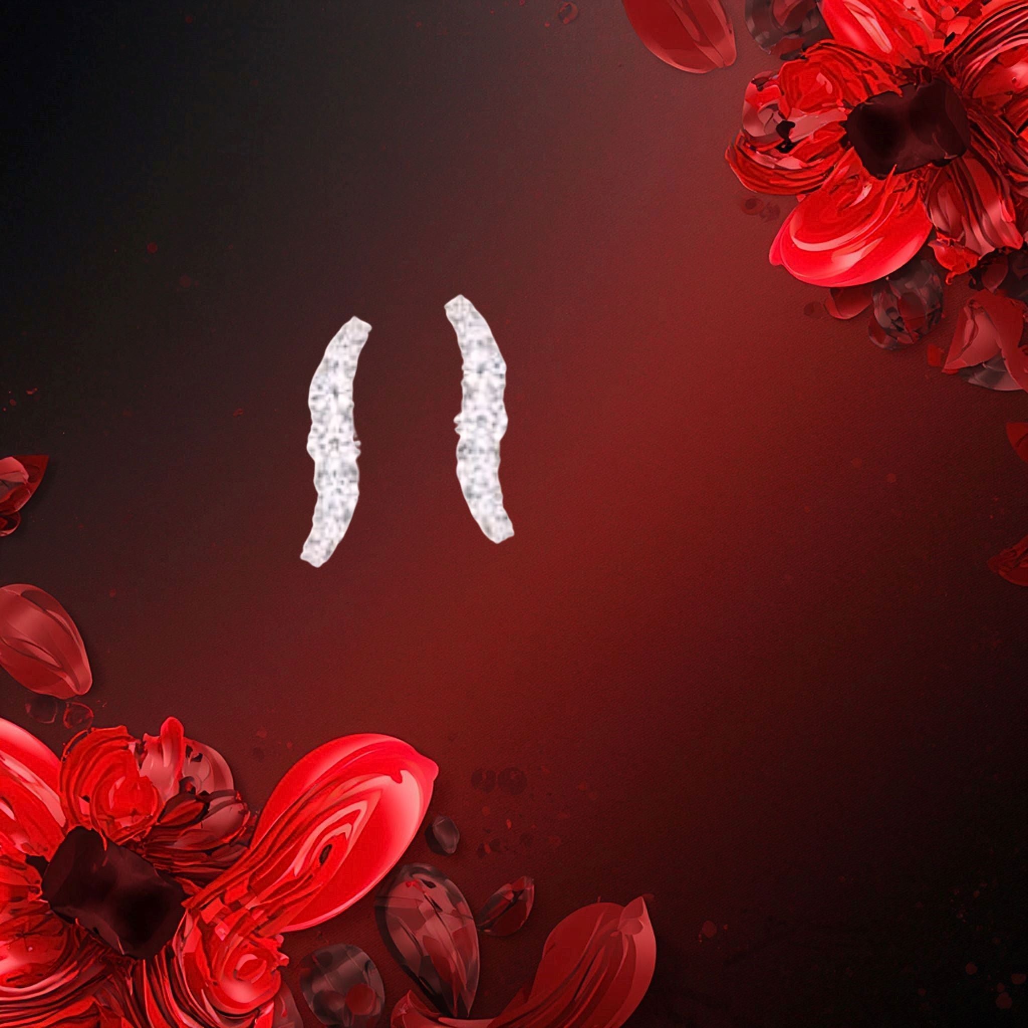 Boucles d'oreilles ear climbers Sabrina, pierres DiAmi scintillantes et argent sterling. 