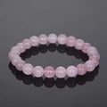 Bracelet Perles Synthétiques Quartz Rose | Art & Trésorts - Art & Trésorts