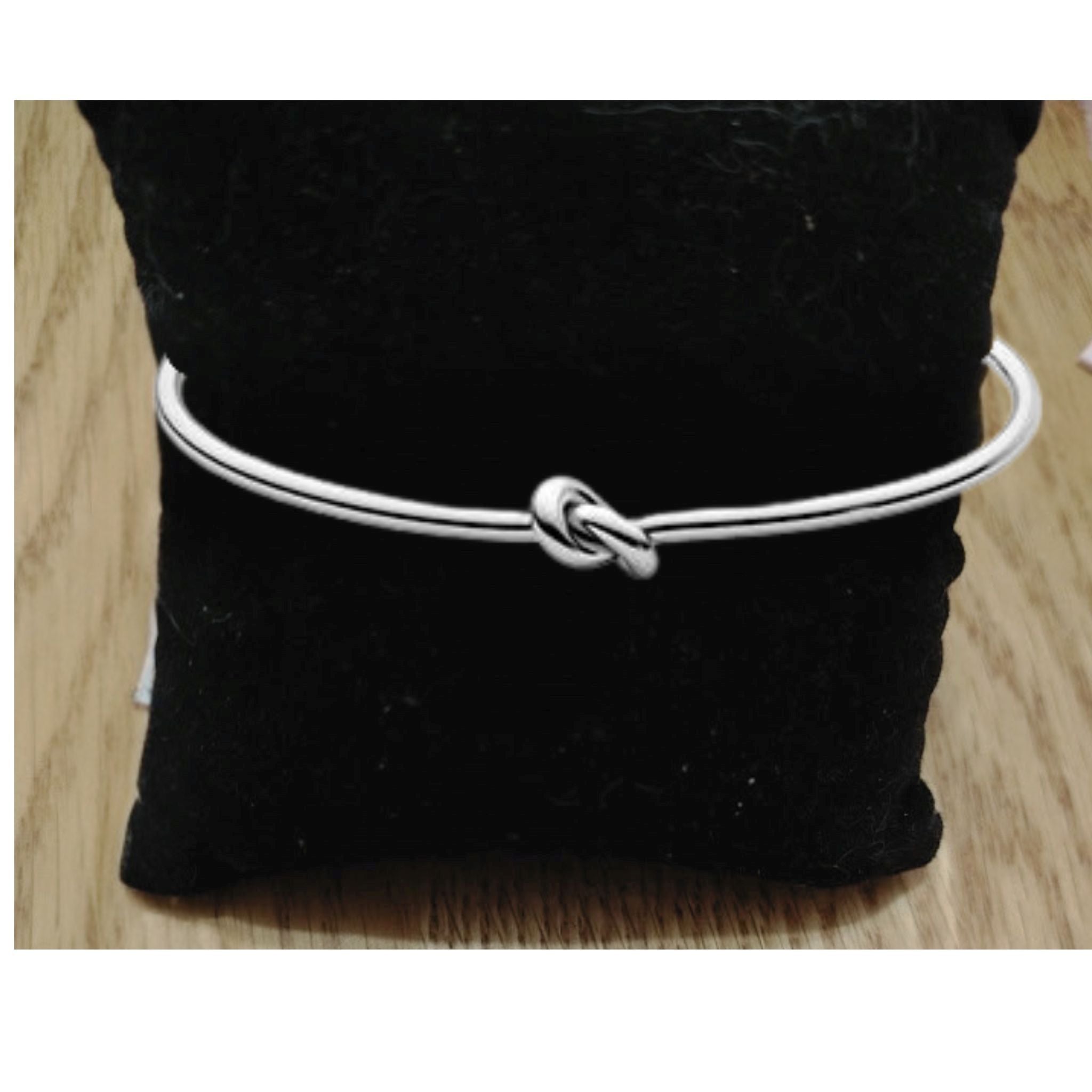 Bracelet Tocara Kai - Jonc Nœud Acier Inoxydable Ajustable - Art & Trésorts