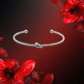 Bracelet Tocara Kai - Jonc Nœud Acier Inoxydable Ajustable - Art & Trésorts