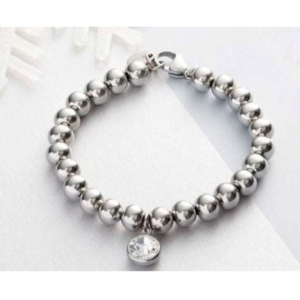 Bracelet Tocara Stéphanie - Acier Inox. DiAmi 7.25 po - Art & Trésorts