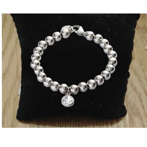 Bracelet Tocara Stéphanie - Acier Inox. DiAmi 7.25 po - Art & Trésorts