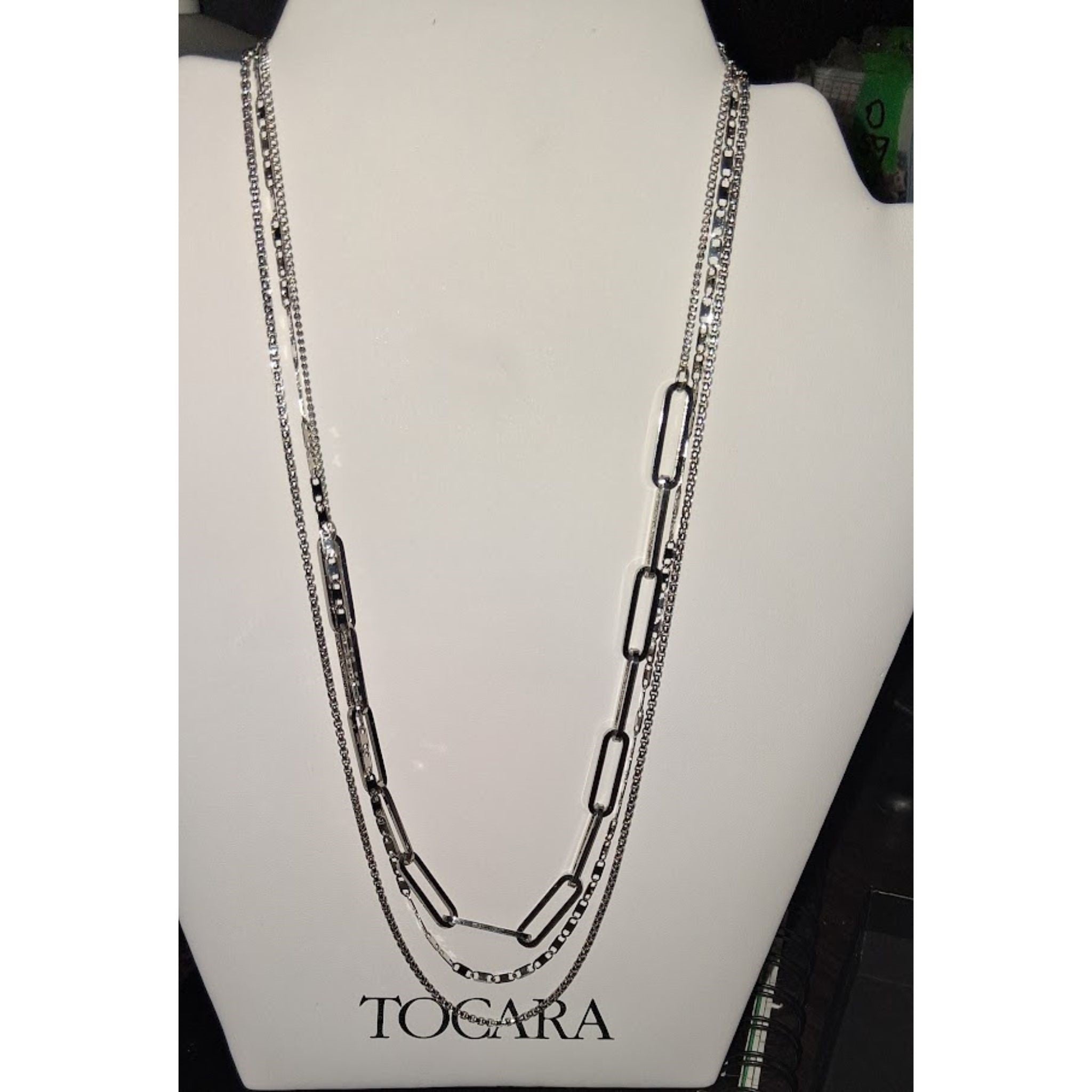Collier Cloé Ensemble 3 Chaînes Acier Inoxydable | Tocara - Art & Trésorts