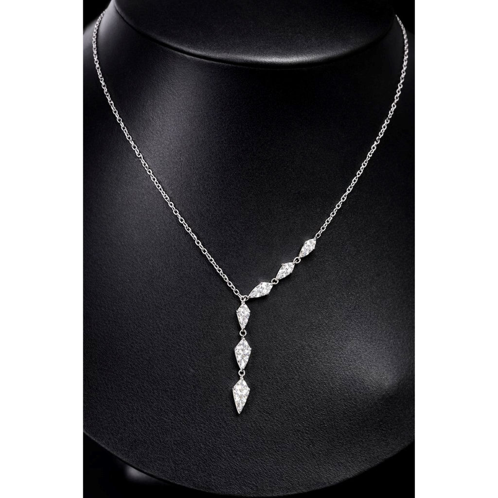 Collier Marlena Lariat DiAmi Marquise Argent Sterling | Tocara - Art & Trésorts