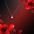 Collier Pendentif Halo Pierre Nacrée DiAmi Argent Sterling | Tocara - Art & Trésorts