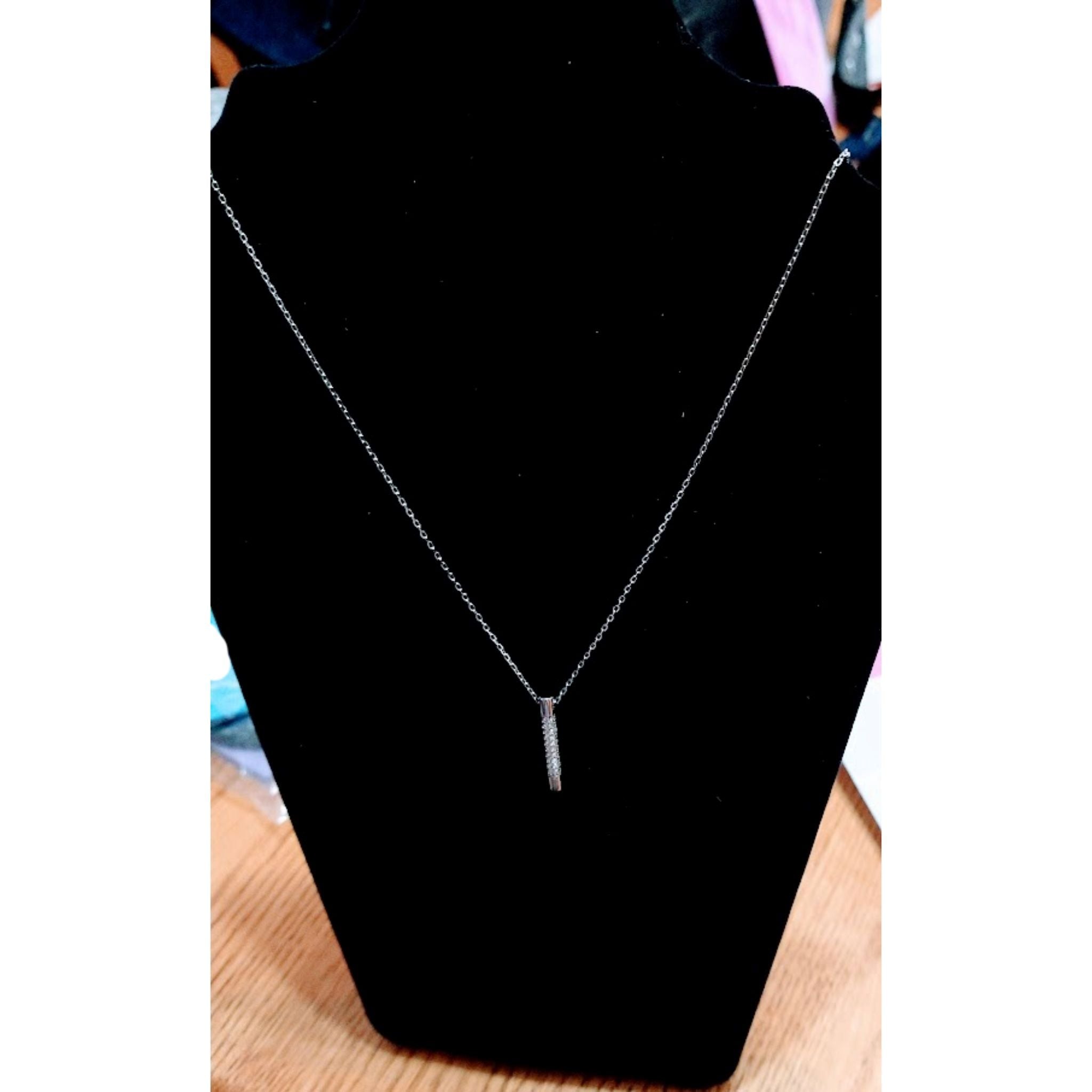 Collier Shemin Pendentif Barre DiAmi Argent Sterling | Tocara - Art & Trésorts