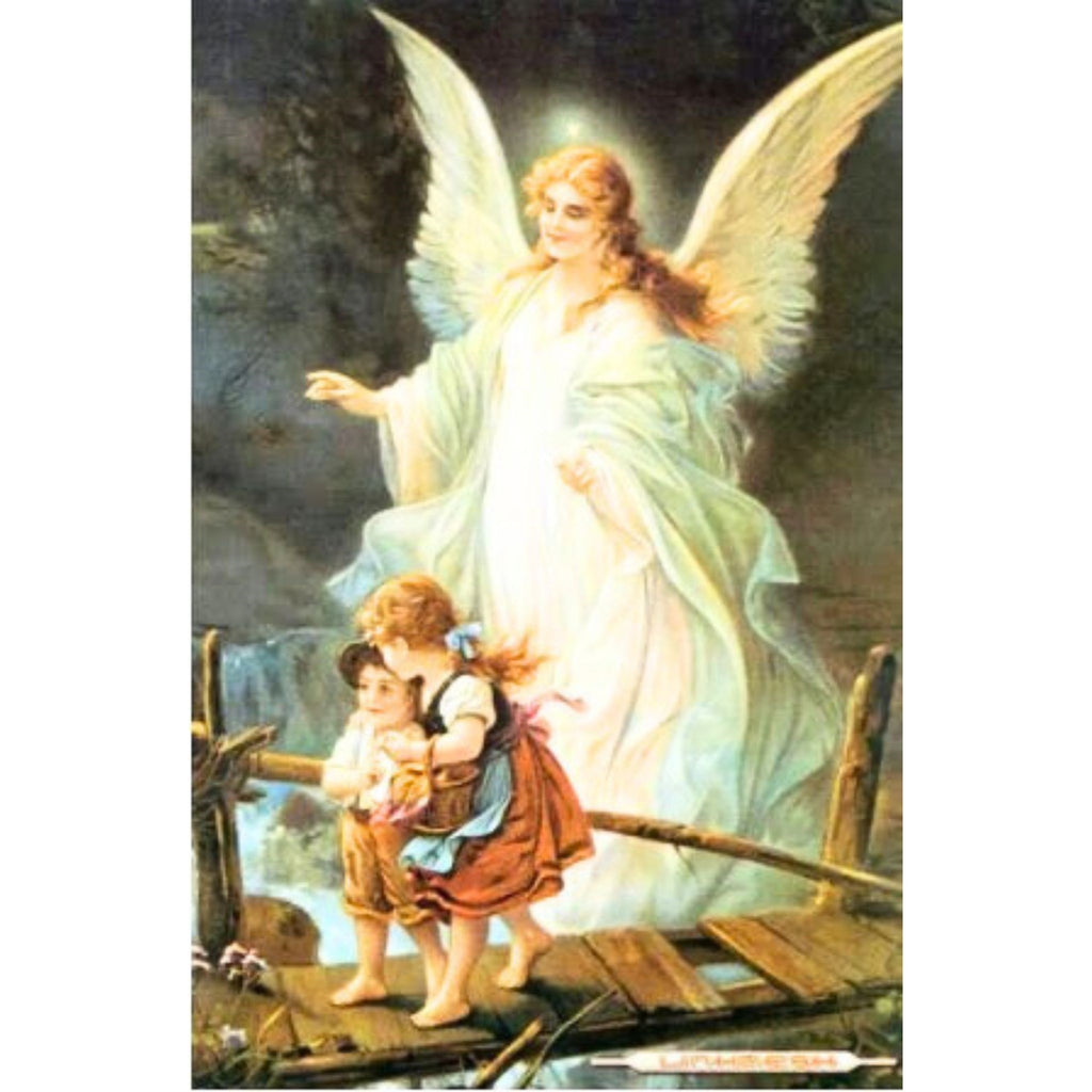 Diamond Painting Ange Gardien Enfants 40x60 - Art & Trésorts