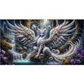 Diamond Painting Chat Ailé Mystique 30x60 | Diamants Ronds - Art & Trésorts