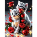 Diamond Painting Chatons Roses 30x40 - Art & Trésorts