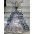 Kit diamond painting fée bleue élégante 30 par 50cm. Diamants irréguliers