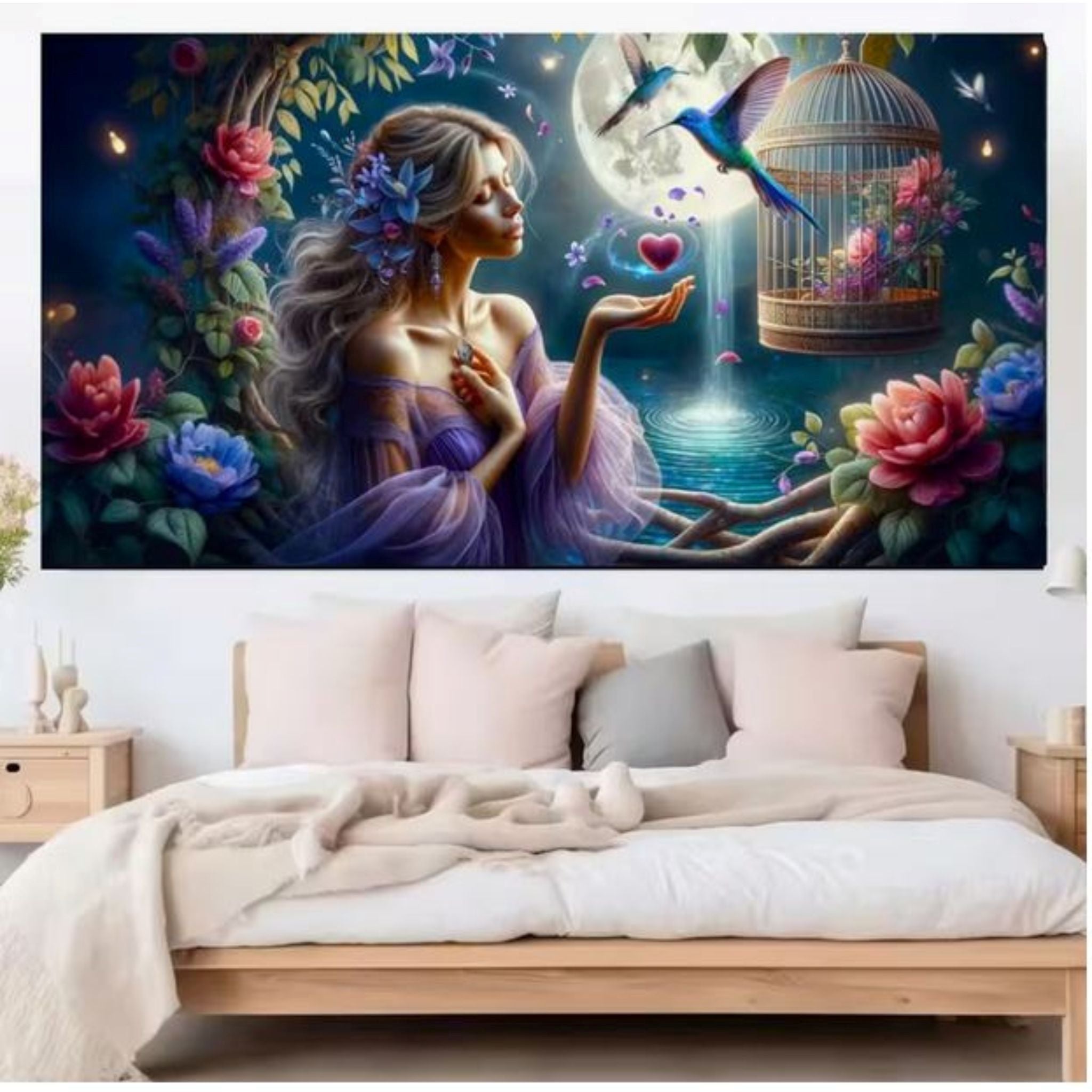 Diamond Painting Fée Romantique 30x60 - Art & Trésorts