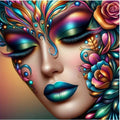 Diamond Painting Femme Art Déco 30x30 - Art & Trésorts