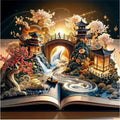 Diamond Painting Jardin Asiatique 40x40 - Art & Trésorts