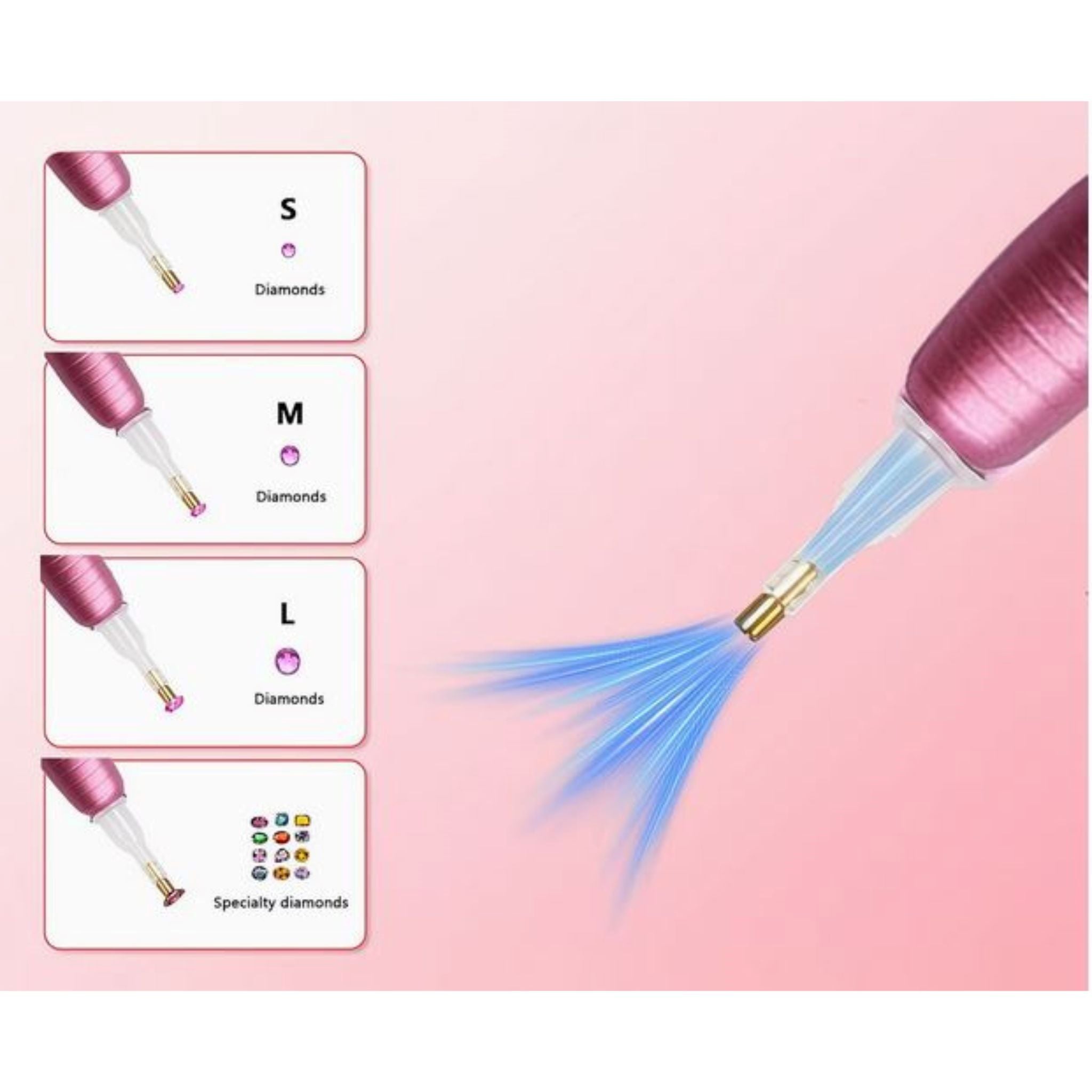 Crayon électrique Diamond Painting | Stylet à aspiration - Art & Trésorts